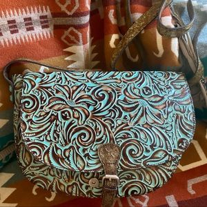 Patricia Nash tooled leather handbag